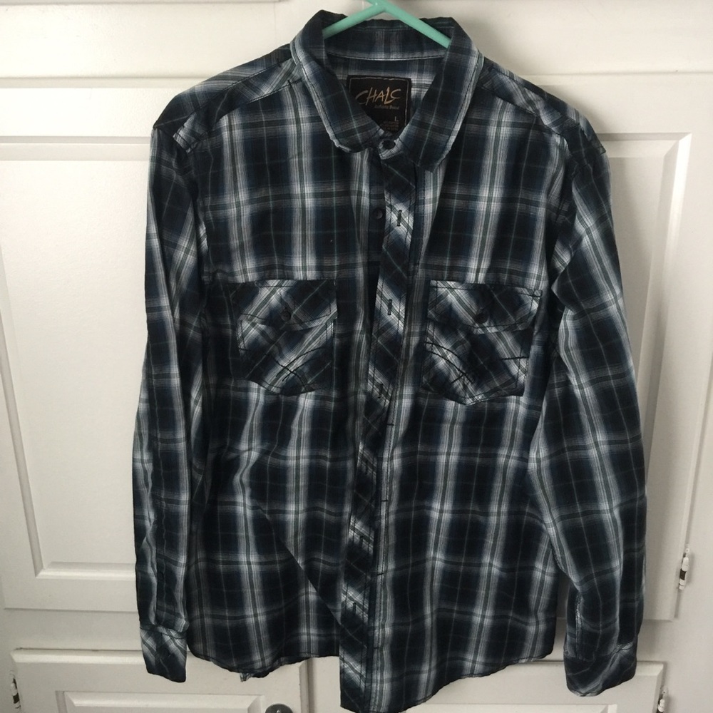 Long Sleeve Plaid Shirt